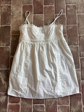Altar'd State Milian Mini Dress in white